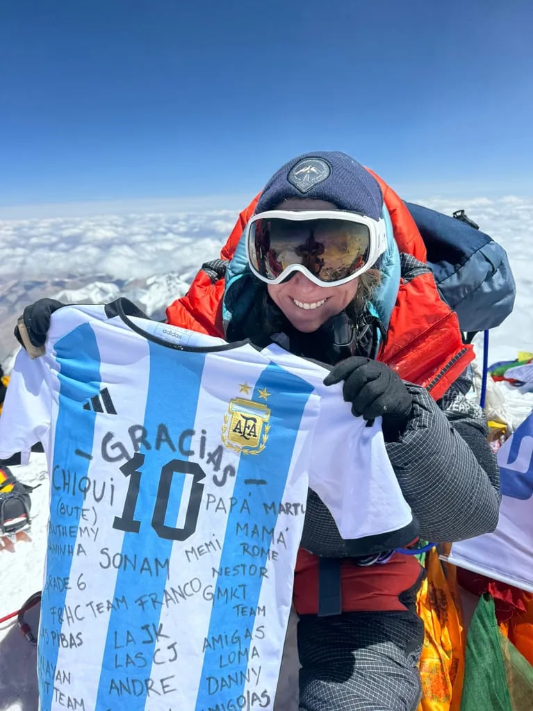 María Belén Silvestris es sudamericana más joven en completar este desafío. (Foto: cortesía de María Belén Silvestris)